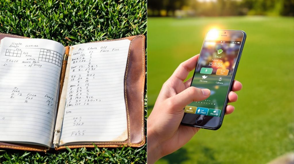 Was ist ein Birdiebook für Golfer 2 Physische Notizbücher vs. Digitale Birdiebook-Apps