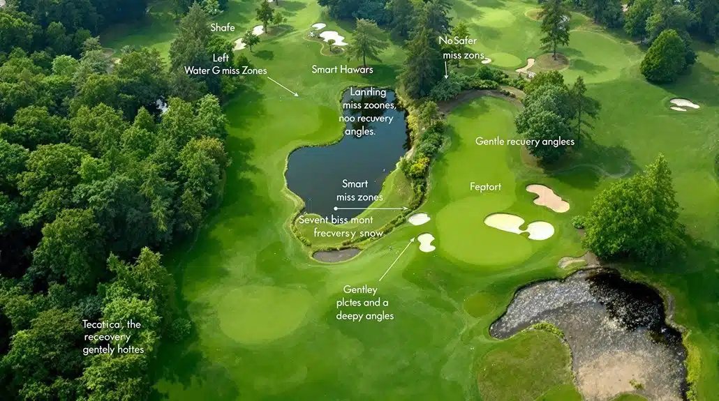 Quick Plan Par 4: Wähle den Abschlag, definiere die No-Go-Zone, sichere das Bogey 10 Rettungszonenstrategietipps