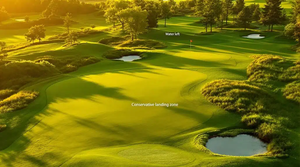 Quick Plan Par 4: Wähle den Abschlag, definiere die No-Go-Zone, sichere das Bogey 22 Risikomanagement im Golf