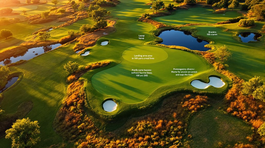 Quick Plan Par 5, Drei-Schlag-Plan, Layup-Distanz, Birdie-Chancen aufbauen 1 strategisches Spiel für Birdies