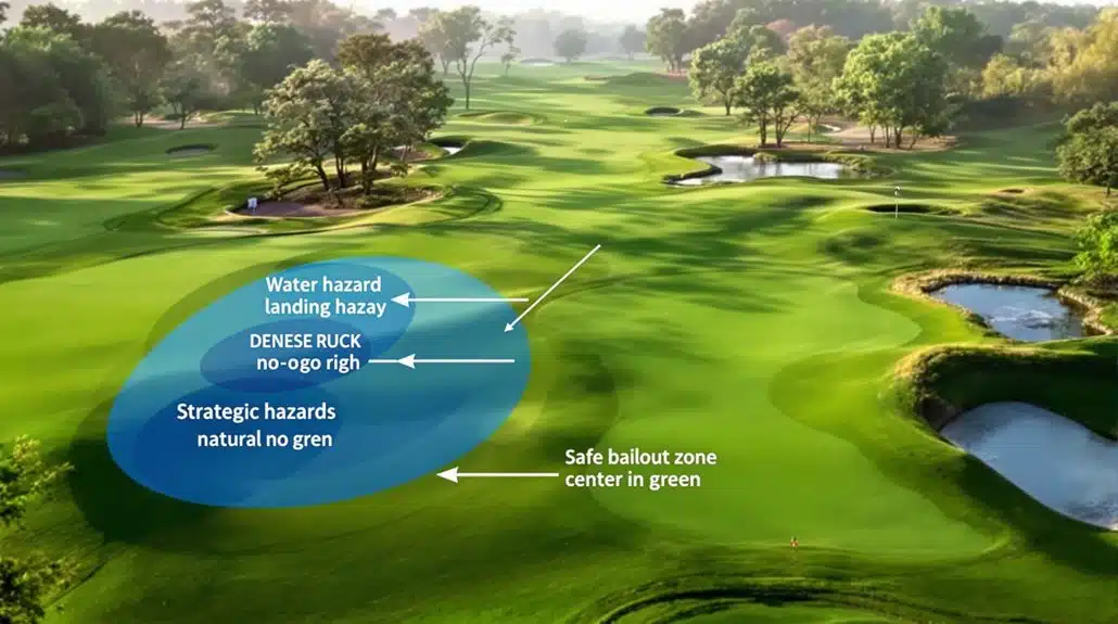 Quick Plan Par 4: Wähle den Abschlag, definiere die No-Go-Zone, sichere das Bogey 21 visualisieren analysieren anpassen vertrauen