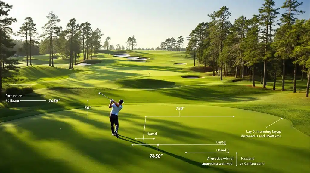 Par 5 - Layup oder Attacke 2 aggressive Par-5-Strategie