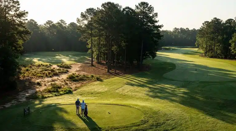 Dogleg-Strategie Kurve oder Sicherheit