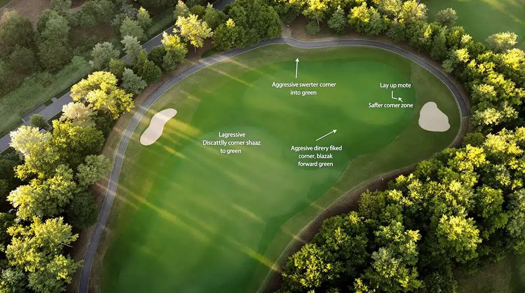 Quick Plan für Doglegs 1 Doglegs fordern strategisches Golfen heraus