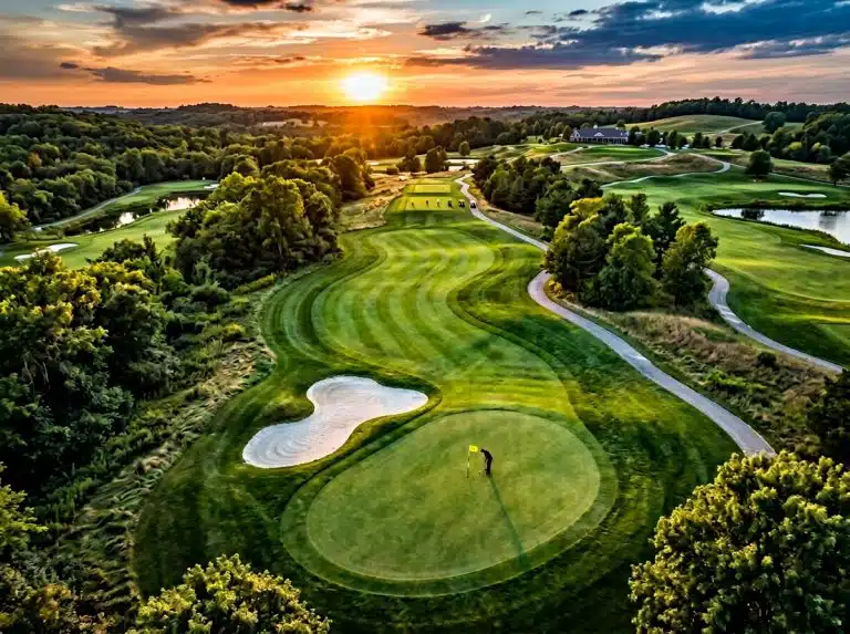 Golf ist nicht ein Spiel. Es sind fünf. Und du übst nur eines.