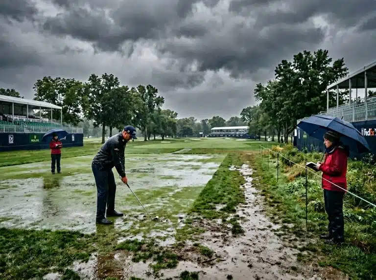 Du übst das Falsche Golf