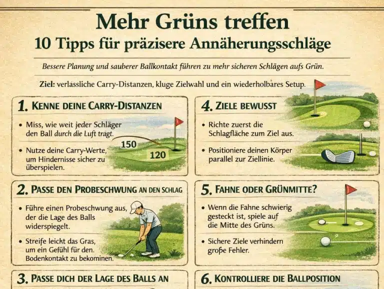 Mehr Grüns treffen: 10 Tipps für präzisere Annäherungsschläge