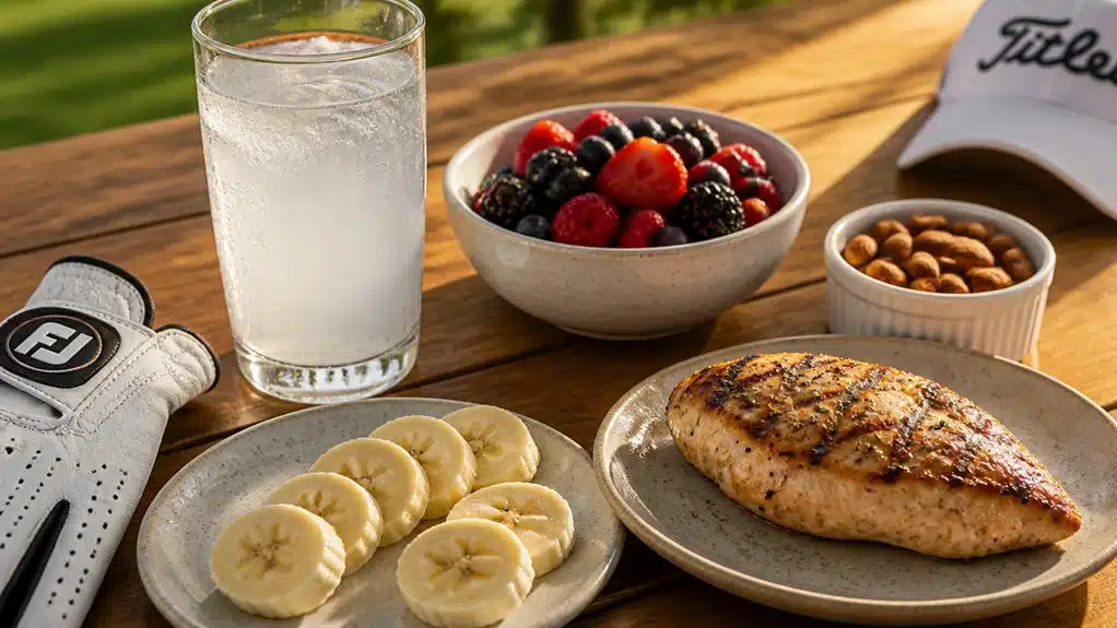 Die richtige Ernährung vor, während und nach dem Golfturnier 2 Kohlenhydrat-Protein-Rehydrierungsroutine nach der Runde