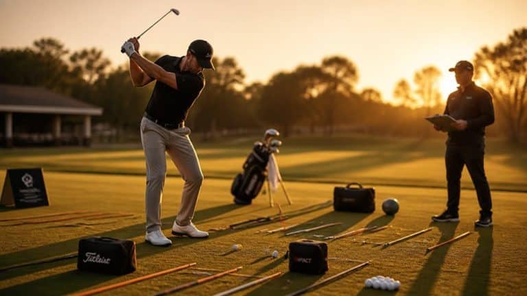 systematisches Golftraining für Fortschritte