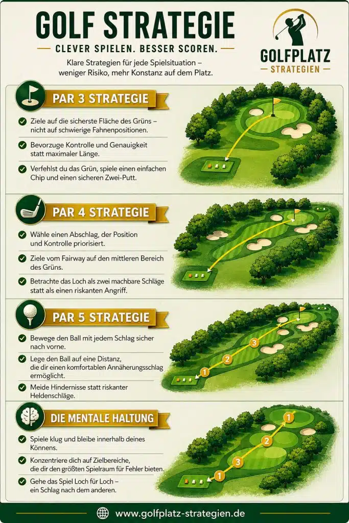 Seitenübersicht Golfplatz Strategien 3 Golf 80 Spielen 3